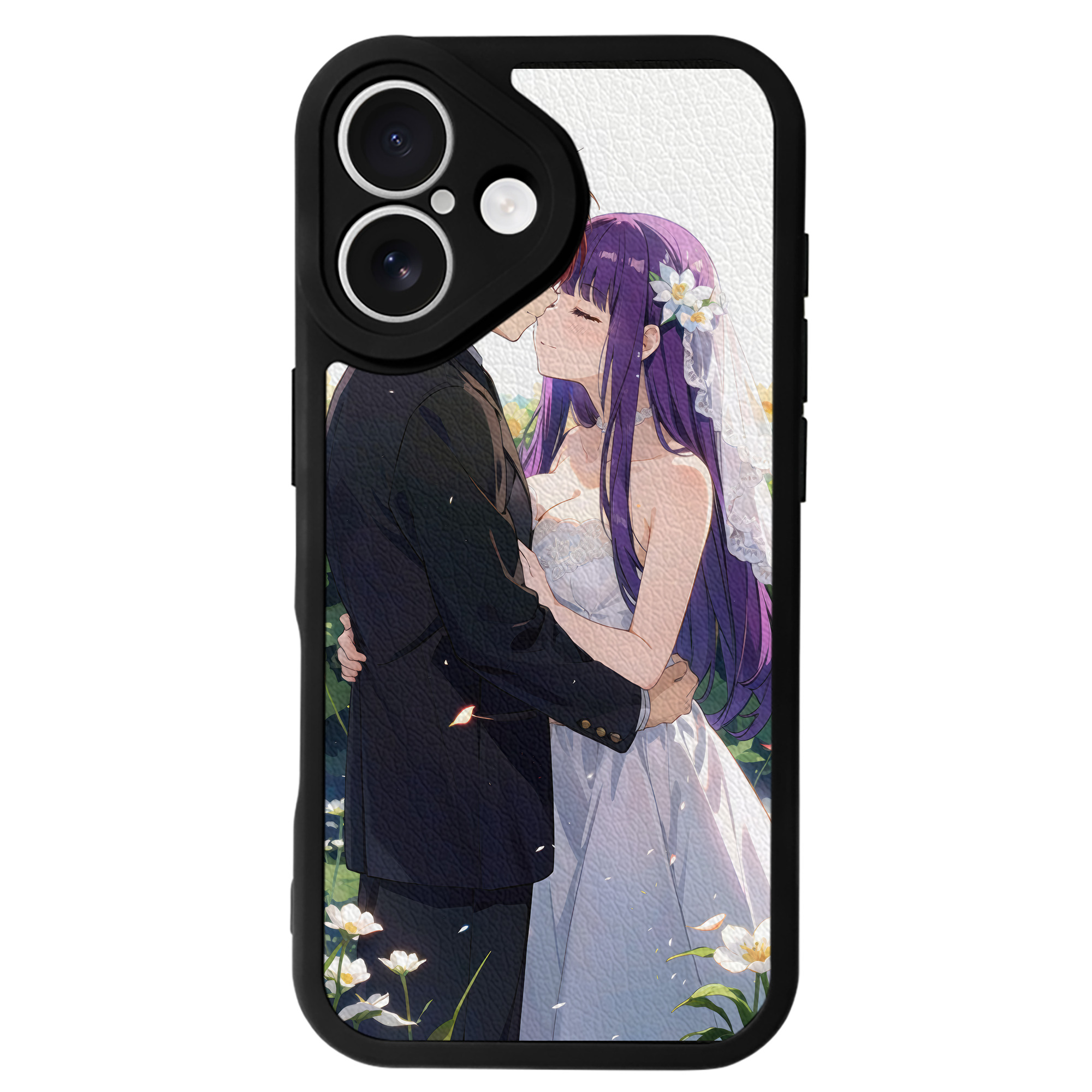 （画像用） 葬送のフリーレン Frieren 【iPhone 16シリーズ対応】シリコンスマホケース（レザー調） 材質：シリコン